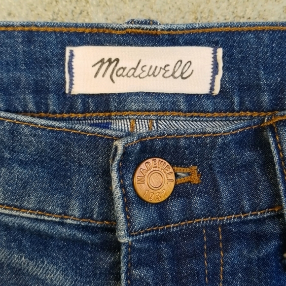 Madewell Slim Boy Jean Brinville Wash Rip & Repair 27 - Picture 13 of 15
